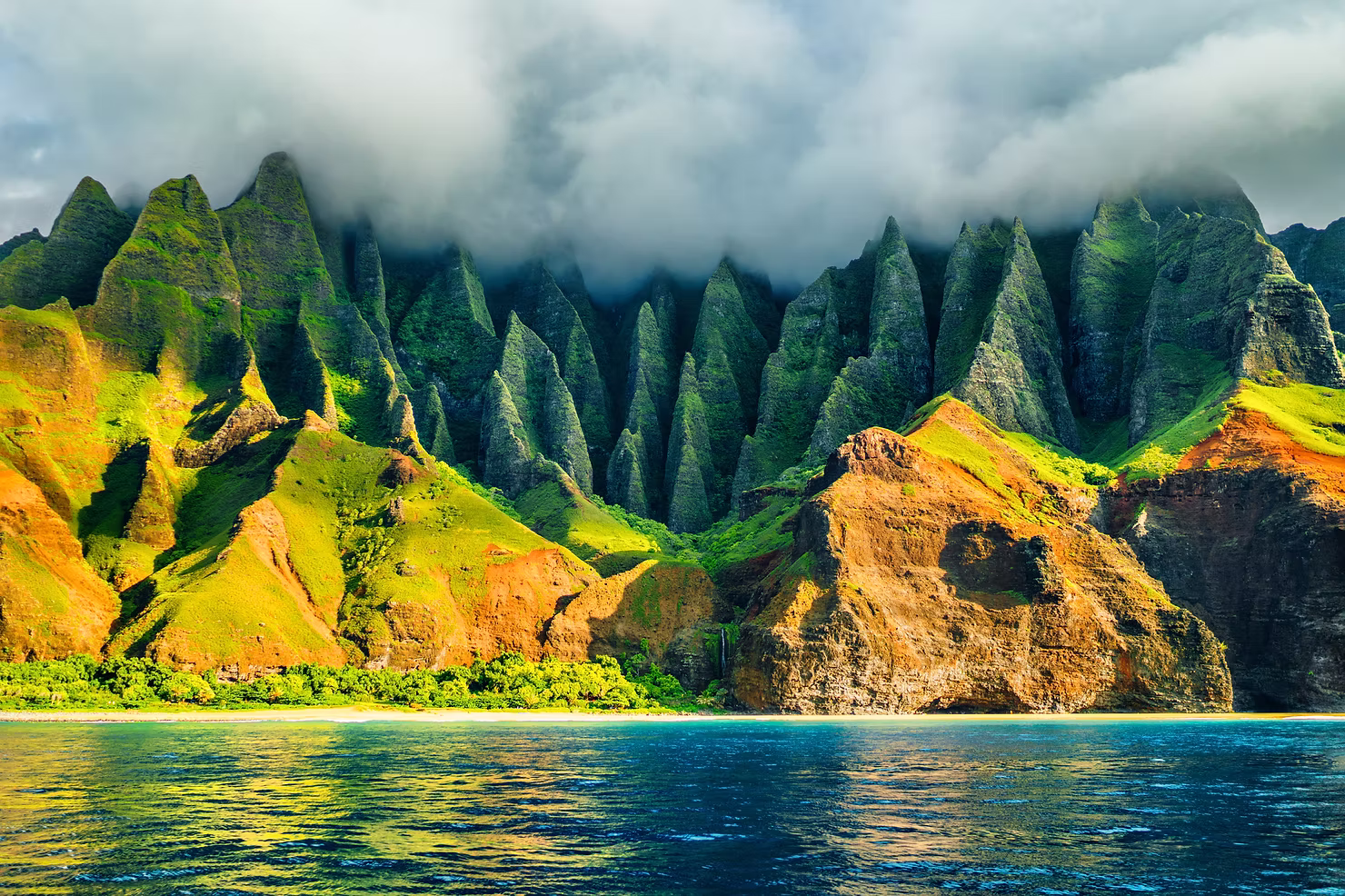 The Nā Pali Coast of Kauaʻi